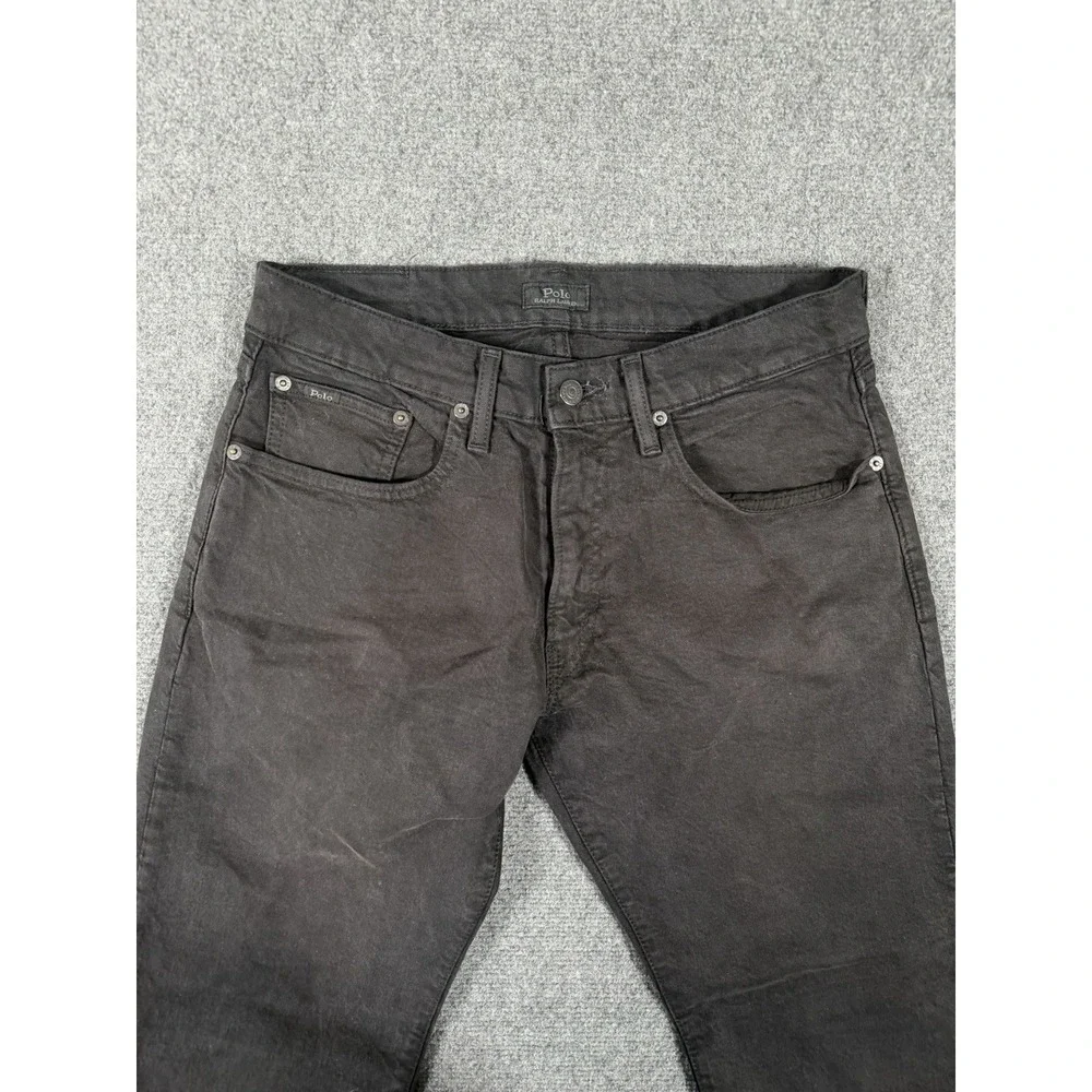 Polo Ralph Lauren The‎ Hampton Relaxed Straight Jeans Mens 30x30 Black